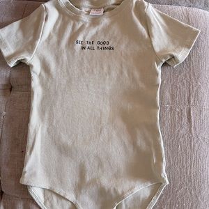 Zara girl body suit and shirt